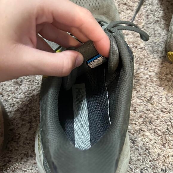 Dark green hoka tennis shoes - Picture 7 of 8